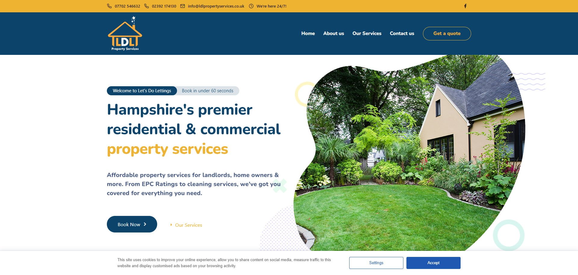 LDL Property Services Ltd Website Design