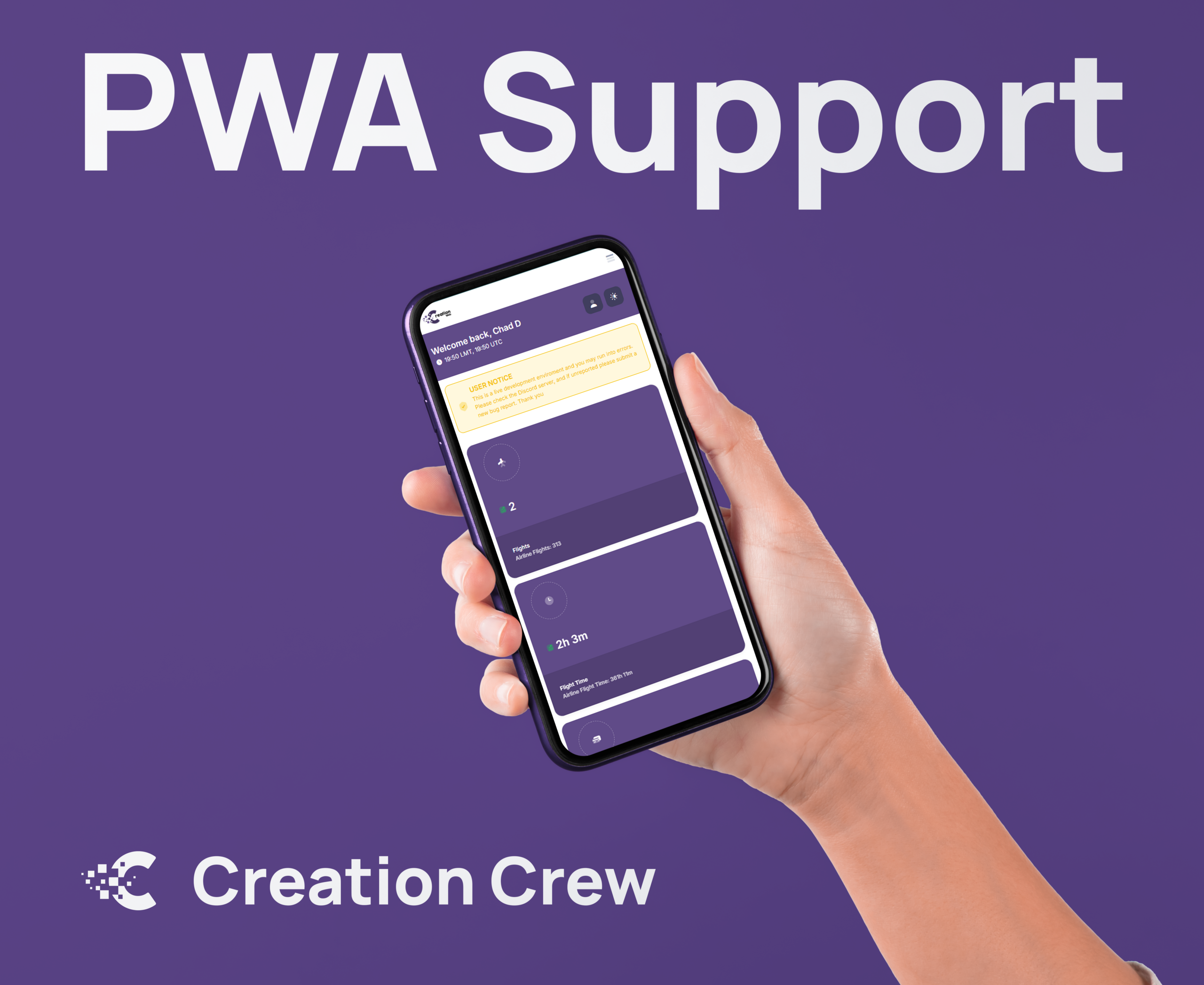 Introducing PWA Support in Creation Crew Module – Version 2.2