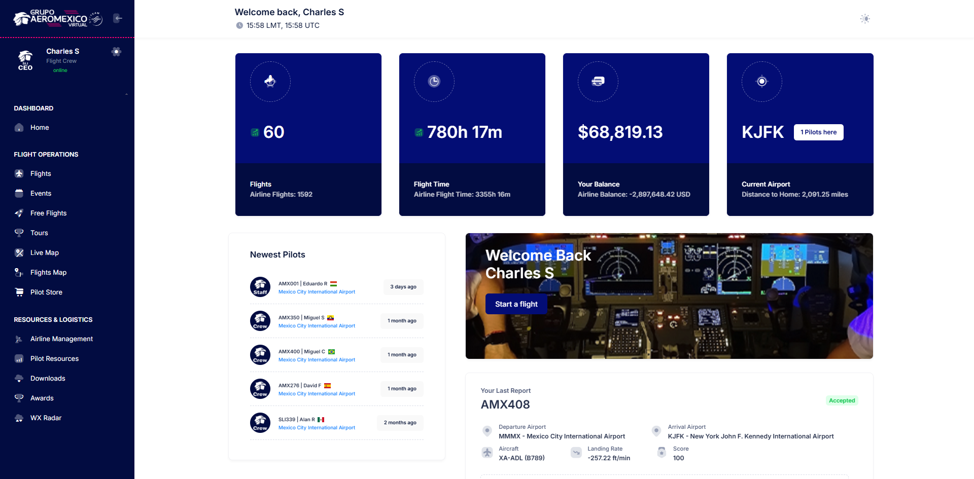 Aeromexico Virtual