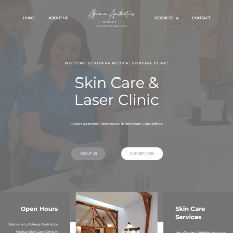 FireShot Capture 323 Athena Skin Care Clinic Aesthetic Excellence athenaskincareclinic.co .uk Affordable App Development & SEO Agency in Portsmouth, Havant & Hampshire. We design and create websites From just £99